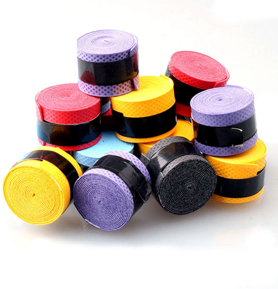 原來人們口中的羽毛球拍外柄皮是吸汗帶!